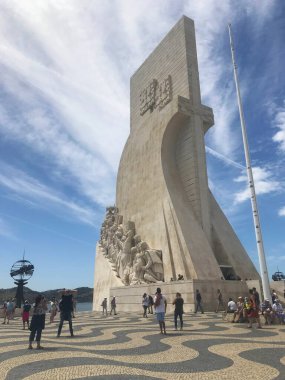 Lizbon, Portekiz 'deki keşiflerin anıtı.