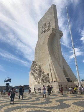 Lizbon, Portekiz 'deki keşiflerin anıtı.
