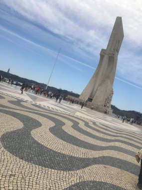 Lizbon, Portekiz 'deki keşiflerin anıtı.