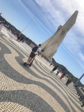 Lizbon, Portekiz 'deki keşiflerin anıtı.