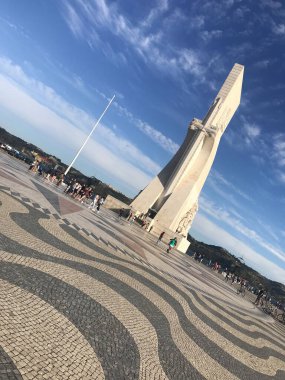 Lizbon, Portekiz 'deki keşiflerin anıtı.