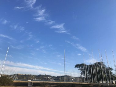 Lizbon şehir merkezindeki sokak Portekiz