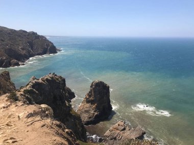 Portekiz, Sintra 'daki Cabo Da Roca manzarası