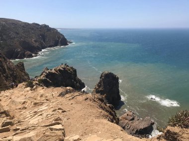 Portekiz, Sintra 'daki Cabo Da Roca manzarası