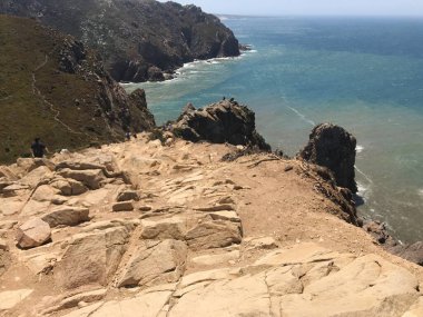 Portekiz, Sintra 'daki Cabo Da Roca manzarası