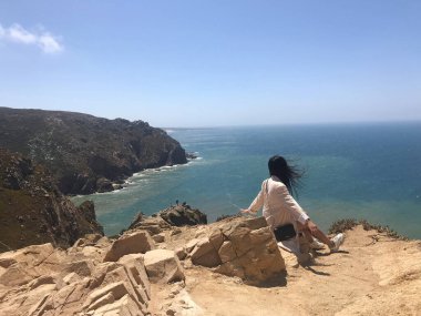 Portekiz, Sintra 'daki Cabo Da Roca manzarası