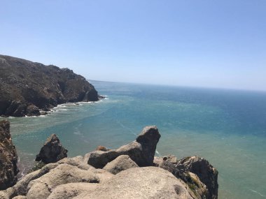 Portekiz, Sintra 'daki Cabo Da Roca manzarası