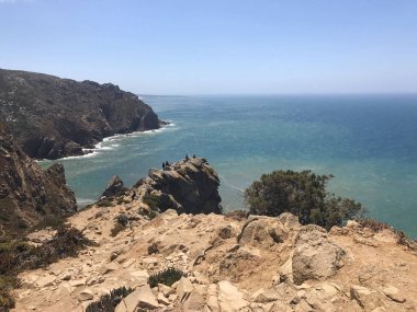 Portekiz, Sintra 'daki Cabo Da Roca manzarası