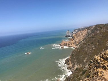 Portekiz, Sintra 'daki Cabo Da Roca manzarası