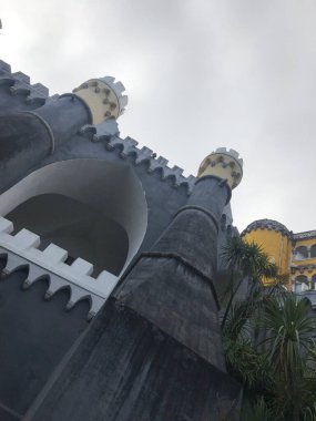 Sintra, Lizbon 'daki Pena Sarayı manzarası