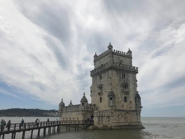 Toren Van Belem Bij Taag Lissabon Portugal — Stockfoto