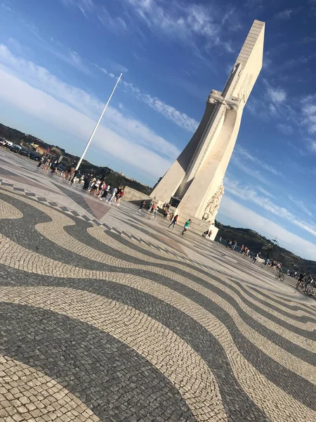 ポルトガルのリスボンでの発見への記念碑 — ストック写真