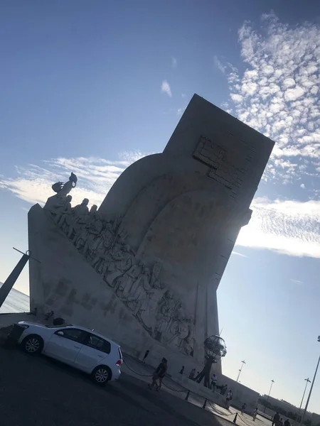 Monumento Descobertas Lisboa Portugal — Fotografia de Stock