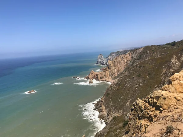 Άποψη Του Cabo Roca Στη Sintra Πορτογαλία — Φωτογραφία Αρχείου