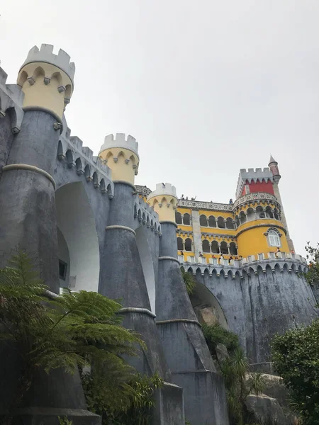 Vista Para Palácio Pena Sintra Lisboa Portugal — Fotografia de Stock