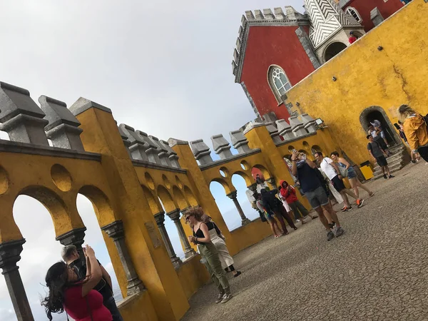 Blick Auf Den Palast Von Pena Sintra Lissabon Portugal — Stockfoto