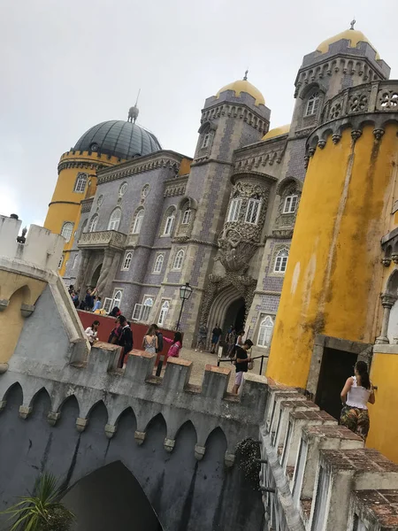 葡萄牙里斯本Sintra Pena宫的景观 — 图库照片
