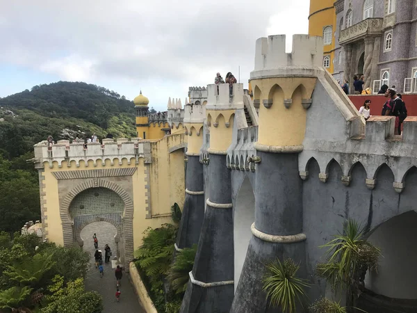 Pohled Palác Pena Sintra Lisabonu Portugalsko — Stock fotografie