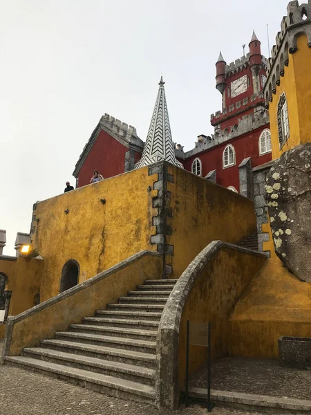 Vista Para Palácio Pena Sintra Lisboa Portugal — Fotografia de Stock