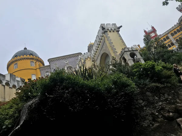 Vista Para Palácio Pena Sintra Lisboa Portugal — Fotografia de Stock