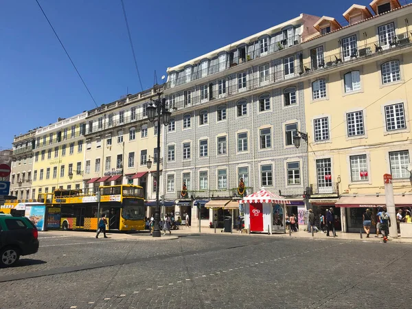 Calle Centro Lisboa Portugal — Foto de Stock