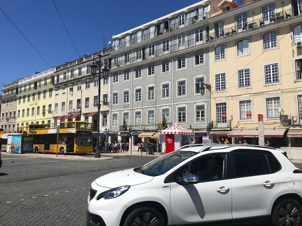 Calle Centro Lisboa Portugal — Foto de Stock