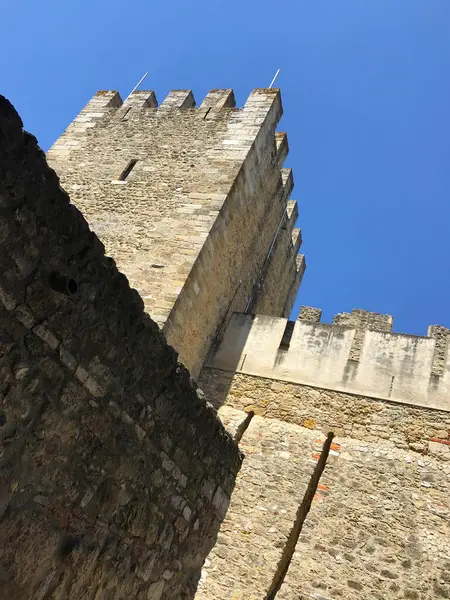 Sao Jorge George Castle Castelo Sao Jorge Aka Lisbon Portugal — Stock Photo, Image