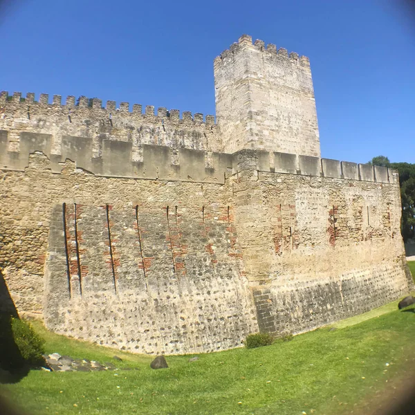 Sao Jorge George Castle Castelo Sao Jorge Aka Lisbon Portugal — Stock Photo, Image