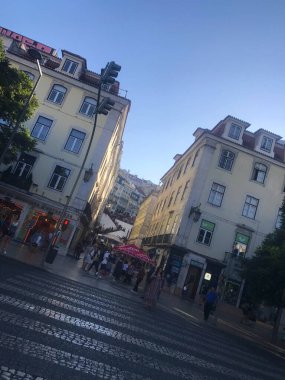 Lizbon, Portekiz 'deki Rossio Meydanı