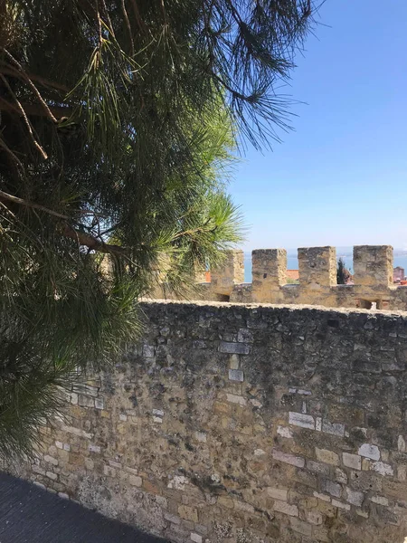 Sao Jorge George Castle Castelo Sao Jorge Aka Lisbon Portugal — Stock Photo, Image