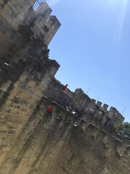 Sao Jorge George Castle Castelo Sao Jorge Aka Lisbon Portugal — Stock Photo, Image