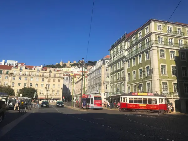 Calle Centro Lisboa Portugal — Foto de Stock