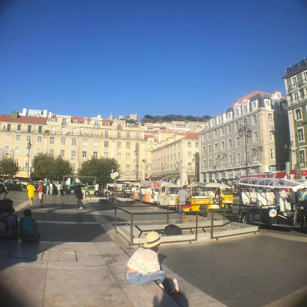 Rua Centro Lisboa Portugal — Fotografia de Stock