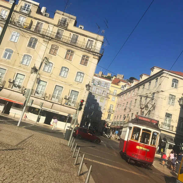 Calle Centro Lisboa Portugal — Foto de Stock