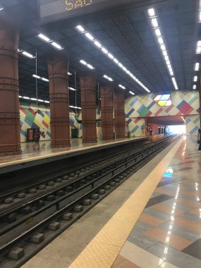 Lizbon şehir merkezindeki sokak Portekiz