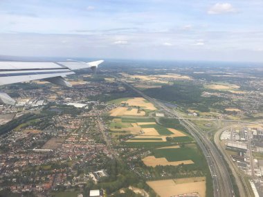 İngiltere ve İngiltere 'nin uçaktan hava görüntüsü