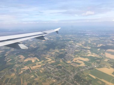 İngiltere ve İngiltere 'nin uçaktan hava görüntüsü