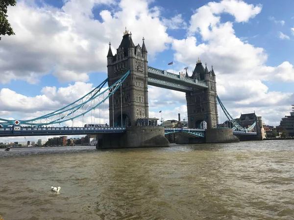 London Tower Bridge Thames England Storbritannien — Stockfoto
