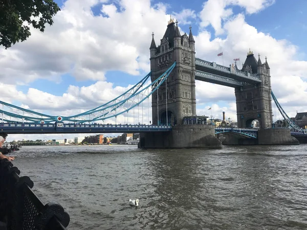 Ngiltere Thames Nehri Ndeki Londra Kulesi Köprüsü — Stok fotoğraf