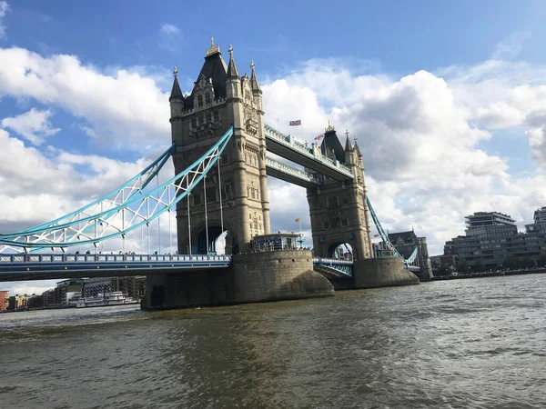 London Tower Bridge Nel Tamigi Inghilterra Regno Unito — Foto Stock