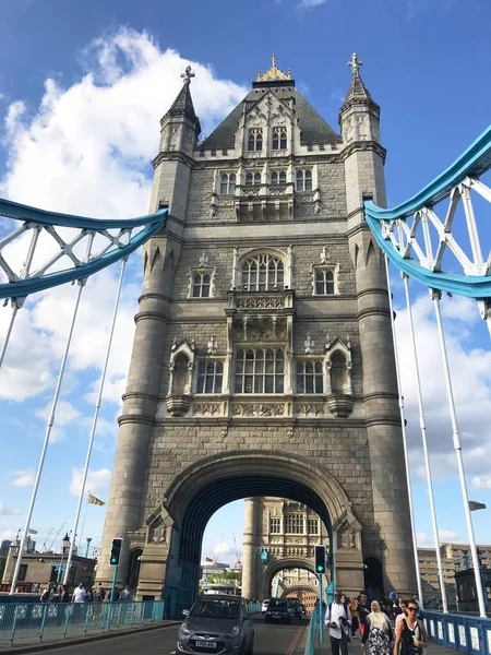 Ngiltere Thames Nehri Ndeki Londra Kulesi Köprüsü — Stok fotoğraf