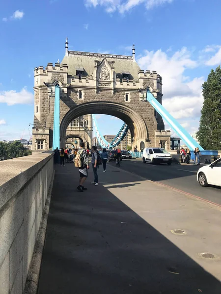 Ngiltere Thames Nehri Ndeki Londra Kulesi Köprüsü — Stok fotoğraf