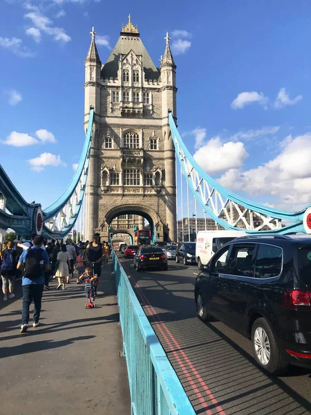 Ngiltere Thames Nehri Ndeki Londra Kulesi Köprüsü — Stok fotoğraf