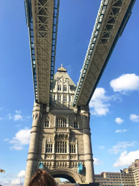 London Tower Bridge River Thames England Velká Británie — Stock fotografie