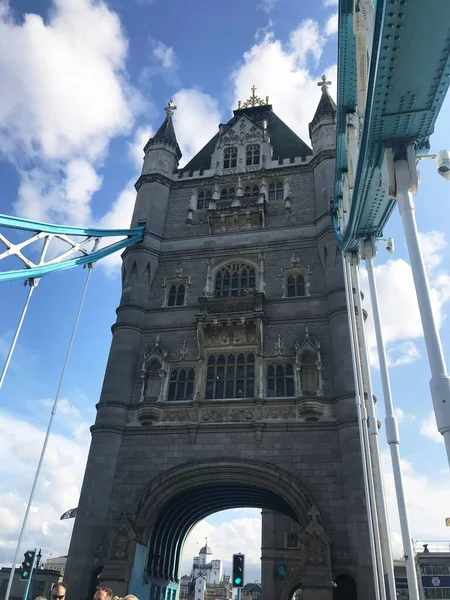 Ngiltere Thames Nehri Ndeki Londra Kulesi Köprüsü — Stok fotoğraf