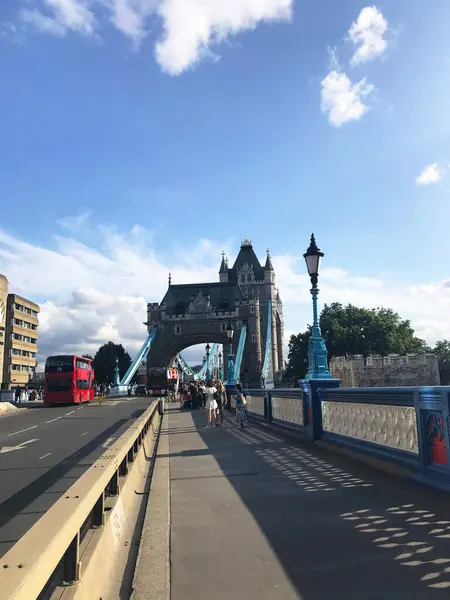 Ngiltere Thames Nehri Ndeki Londra Kulesi Köprüsü — Stok fotoğraf