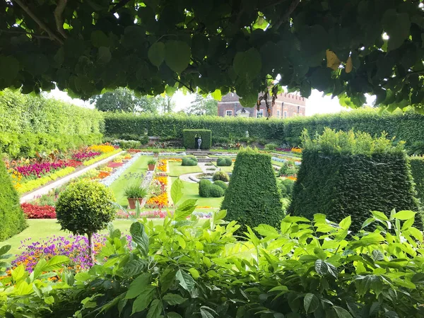 Garden Hampton Court Palace Richmond Inghilterra Regno Unito — Foto Stock
