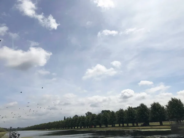 Garden Hampton Court Palace Richmond Inglaterra Reino Unido — Foto de Stock