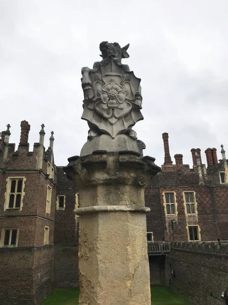 Hampton Court Palace Στο Richmond Αγγλία Ηνωμένο Βασίλειο — Φωτογραφία Αρχείου