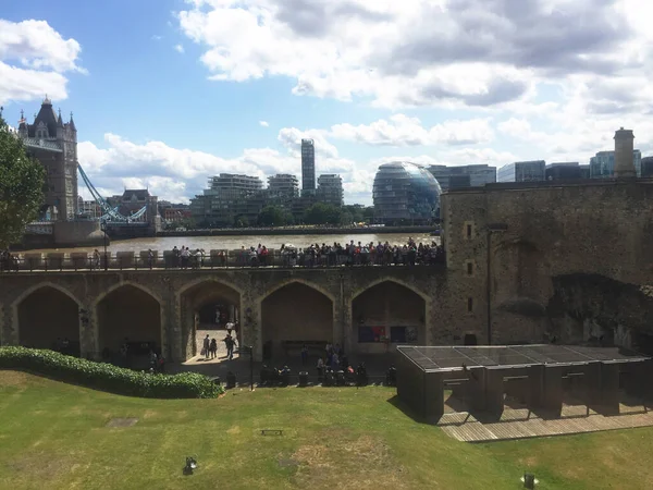 Tower London Anglii Wielka Brytania — Zdjęcie stockowe